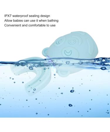 Electric Children's Toothbrush - Automatic U-Shaped Light-Up Brush IPX7 Waterproof for Kids (Blue) - Buy Online on GoSupps.com