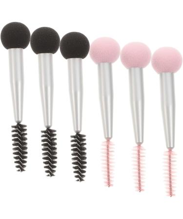 Healeved 12 Pcs Sponge Makeup Brush Wet Makeup Puff Makeup Brush Mascara Double Head Brush Aluminum Tube - Buy Online on GoSupps.com