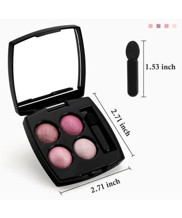Boobeen Long Lasting Eyeshadow Palette | Ultra-Blendable Metallic & Shimmer Pigmented Nude Eye Shadow for Bold Makeup - 02 - Buy Online on GoSupps.com