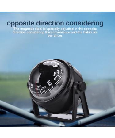 Boat Compsss  Black Electronic Adjustable Military Marine Ball Night Compass for Boat Vehicle - Buy Online on GoSupps.com