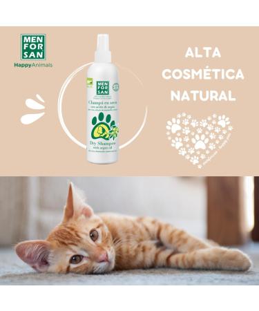 MENFORSAN Dry Shampoo with Argan Oil for Cats - 250ml | International Shipping Available - Buy Online on GoSupps.com