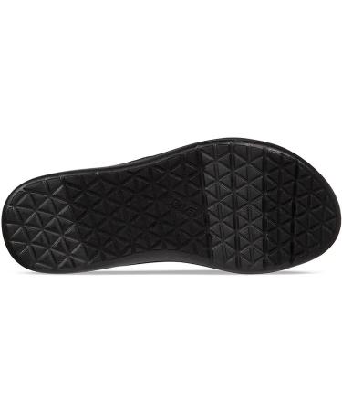 Teva Women's Voya Strappy Sandal - Lightweight & Comfortable - Hera Black - Size 8 - Buy Online on GoSupps.com