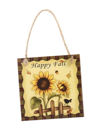 Zerodeko 3pcs Thanksgiving Wall Decorations Wood Decor Sunflowers Door Sign Thanksgiving Welcome Sign Hangers to Decorate Fall Harvest Decoration Thanksgiving Door Sign Plaque Wooden Bamboo - Buy Online on GoSupps.com