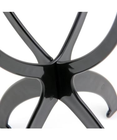 Ruiwen Hair 6PCS Portable Wig Stand - Collapsible & Durable Display Tool for All Wigs - 13.8 Inch Travel Wig Stand in Black - Buy Online on GoSupps.com