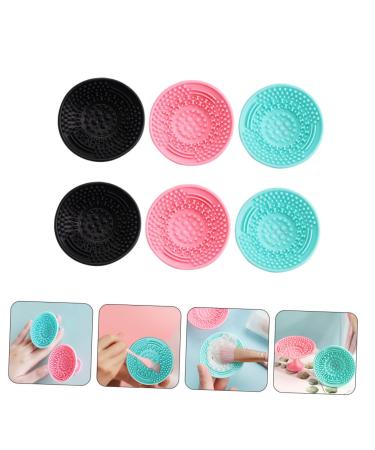 Beaupretty 30 Pcs Silicone Makeup Brush Cleaner Mat | Cosmetic Brush Cleaning Pad for Flawless Makeup Application | Beauty Tools for Effortless Cleansing - Buy Online on GoSupps.com