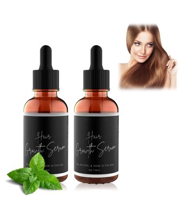 Allurium Hair Growth Serum for Black Women | Organic Herbal Formula & Natural Vitamins | Chemical-Free (2pcs - Buy Online on GoSupps.com