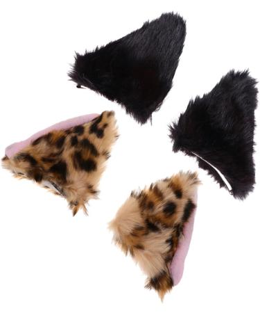 DEARMAMY 4 Pairs Fox Ear Hair Clip Animals Hair Clips Cat Ear Barrettes for Women Animals Hairpin Women Hair Barrettes Alligator Hair Clips Plush Animals Hair Pin Hairpin for Flannel - Buy Online on GoSupps.com