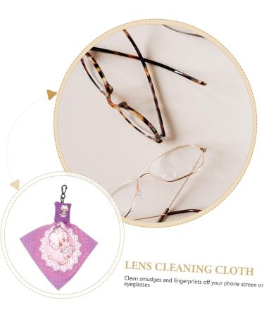 FRCOLOR 3pcs Keychain Glasses Cloth & Screen Lens Wipes - Portable Eyewear Cleaning Cloth for Glasses & Electronics - Buy Online on GoSupps.com