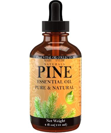Pine Essential Oil (4 oz) - Premium Therapeutic Grade, 100% Pure & Natural for Aromatherapy - Mary Tylor Naturals, 4 Fl Oz - Buy Online on GoSupps.com