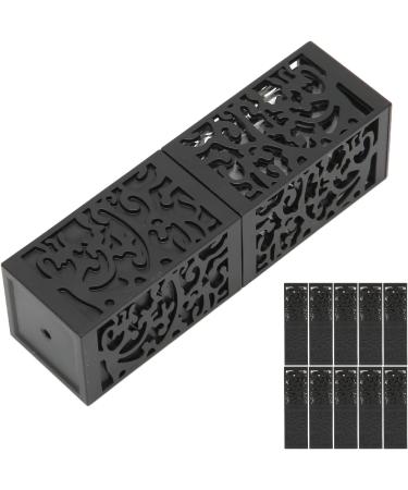 10Pcs Brrnoo Lipstick Tubes - DIY Refillable Portable Lip Balm & Gloss Bottles for Travel Makeup | Multi-Purpose Hollow Design - Buy Online on GoSupps.com