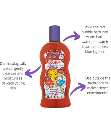 Crazy Soap Colour Changing Bubble Bath Orange to Green 300ml - Kids Bubble Bath | Dermatologically Tested, Mild & Gentle | Vegan & Cruelty Free - Buy Online on GoSupps.com