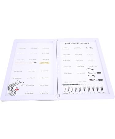 YAOGOHUA Professional False Eyelashes Display Book Organizer Waterproof Makeup Eyelash Display Board - Buy Online on GoSupps.com