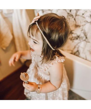Ali+Oli Taupe Baby Toothbrush - Soft Silicone Toddler Teeth Cleaning | 6-18 Months | Cute Animal Design | Baby Oral Care Gift for Boys & Girls - Buy Online on GoSupps.com