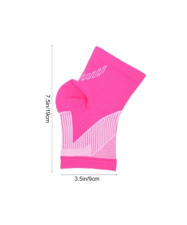 3 Pairs Ankle Support Socks - Anti-Sprain Braces & Protective Covers - Sports Ankle Wraps XL Pink - Buy Online on GoSupps.com