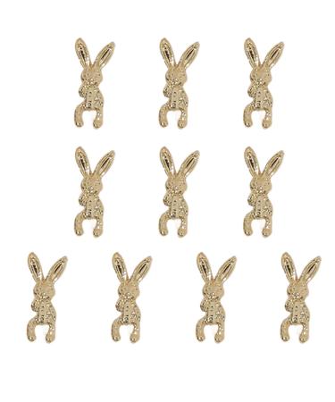 Nail Ornament Fade-Resistant Heart Bow Bear Bunny Nail Alloy Decor Decorative Unique Shape P
