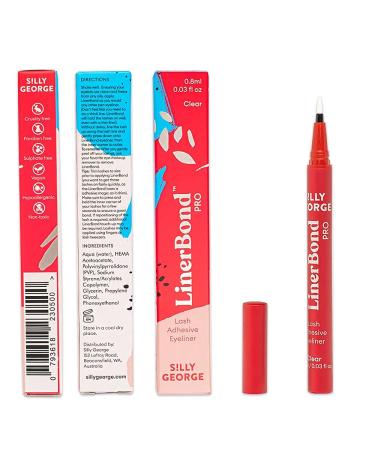 Silly George LinerBond Pro | Clear Strong Lash Adhesive Eyeliner | Long-Wear & Weatherproof Formula - Buy Online on GoSupps.com