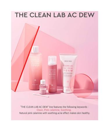 Dewytree AC Dew Foam Cleanser 150ml - Pink Calamine Blemish Care Facial Cleanser | Sebum Control, Skin Stress Relief - Buy Online on GoSupps.com