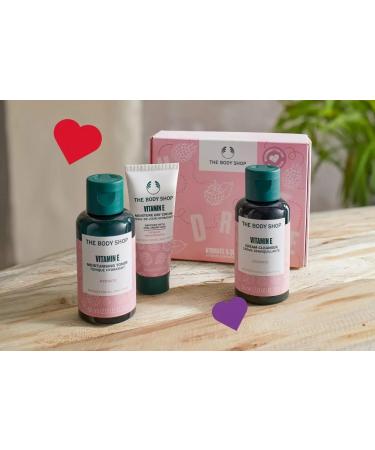 The Body Shop Hydrate Quench Vitamin E Gift Set presents a revitalizing face wash toner and day cream ensuring an indulgent and nourishing skincare experience - Buy Online on GoSupps.com