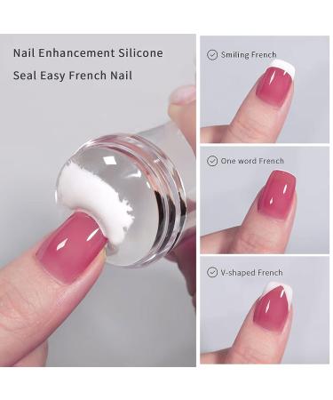 zzlove Nail Silicone Print Fake French Manicure Tools - White Edge Design - Buy Online on GoSupps.com