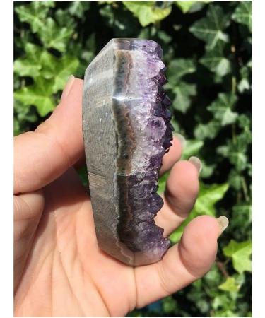 Natural Uruguay Amethyst geode Quartz Crystal Cluster Heart Shape Stones for Home Decoration Crystal - Buy Online on GoSupps.com