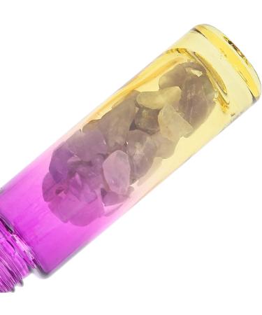 Fabater Roller Bottle Hotel Glass Essential Oil Bottle for Home Travel (10ML red and yellow gradient essential oil bottle) - Buy Online on GoSupps.com