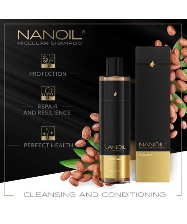 Argan Micellar Shampoo 300ml - Nourishing Argan Oil Strengthening & Smoothing for Perfect Hair Condition - Buy Online on GoSupps.com