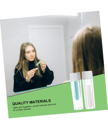 JECOMPRIS 50 Pcs Tweezers for Color Contact Lenses | Silicone Lens Removal Pliers | Eye Makeup Accessories - Buy Online on GoSupps.com