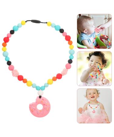 Healvian Beaded Sensory Chew Necklace & Teether for Toddlers - Silicone Teething Toy for Infant Boys & Girls - Buy Online on GoSupps.com