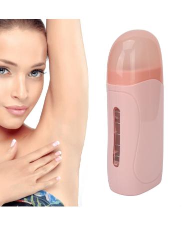 Roll-on Wax Roller Kit 40W Wax Roller Waxing Kit with 2pcs 100ml Soft Wax Cartridge For Hair Removal (EU Plug 220V)