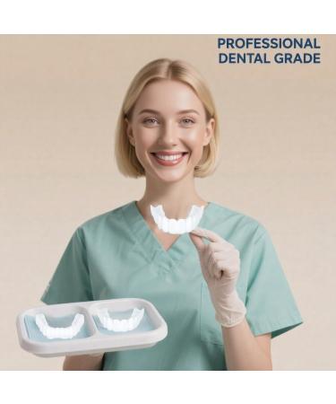  2 Pairs Adjustable Temporary Smile Enhancer - Natural Comfort & Confidence Booster for Men/Women (1) - Buy Online on GoSupps.com