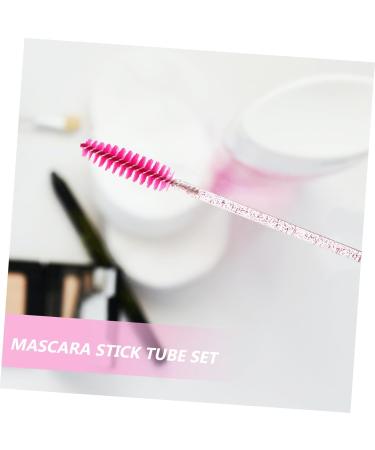FOMIYES 30 Pcs Mascara Wand Tube Lipgloss Makeup Mascara Eyelash Brush Diamond Plastic Makeup Tools - Buy Online on GoSupps.com