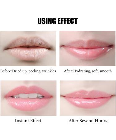 Lip Mask Lip Balm Moisturizing Lip Plumper Care Day Night Repair Prevent Dry Crack Clearing Dead Skin Lipstick Primer Lighten Dark Lip Color Reduce Lip Lines&Wrinkle Lip Repair Protection - Buy Online on GoSupps.com