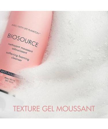BIOTHERM - Biosource Foaming Facial Cleanser - Dry Skin - Removes Makeup & Softens - 150 ml - Buy Online on GoSupps.com