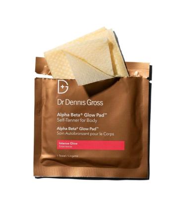 Dr. Dennis Gross Alpha Beta Glow Body Pad - Intense Glow Formula for Dull Skin (8 Applications) - Buy Online on GoSupps.com