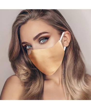 LIEIKIC Women's Elegant Washable Cotton Face Mask - Comfortable Breathable & Dustproof Protection Scarf - Buy Online on GoSupps.com