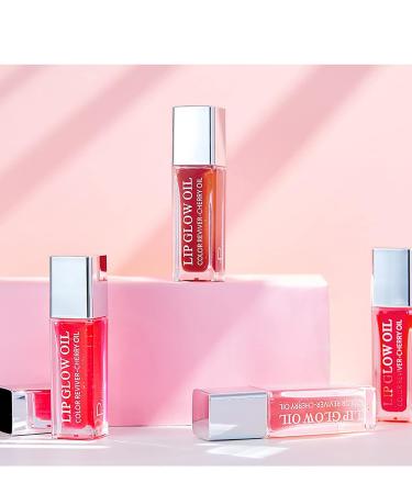 Plumping Lip Oil Trio Set - Hydrating Lip Gloss Tinted Balm Nourishing Glow Care | Transparent Toot for Dry Lips - Buy Online on GoSupps.com
