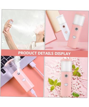 VINTORKY Facial Humidifier Mini Humidifier Skin Moistener Facial Mist Sprayer Nano Misting Sprayer Pink Abs - Buy Online on GoSupps.com