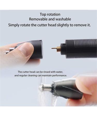 Ear and Nose Hair Trimmer Clipper - Painless Facial Hair Trimmer for Men & Women | Waterproof Dual Edge Blades Battery-Operated - Buy Online on GoSupps.com