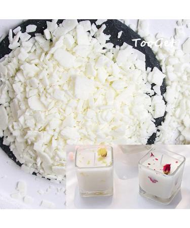 Pure White Soy Wax Flakes - 100% Natural Soy Wax Bulk for Candle Making DIY - 1 Pound - Buy Online on GoSupps.com