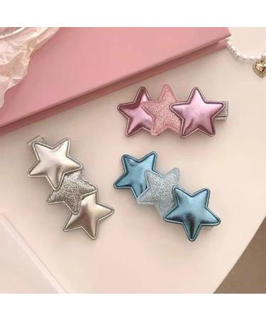 Hair Bangs Clip Star Hair Clip Star Barrettes Star Hairpin Star Bobbys Pin Y2kHair Clip Star Duckbill Clip Y2kBarrettes Blue - Buy Online on GoSupps.com