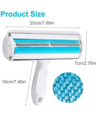 YunJiaoon Pet Hair Remover Roller - Self-Cleaning Grooming Tool for Furniture - Reusable Cat & Dog Brush - No Sticky Tape Needed - Fur Remover for Couch (Blue) - Buy Online on GoSupps.com