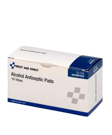 First Aid Only Alcohol Wipes - 100 Per Box - Buy Online on GoSupps.com