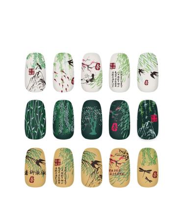KADS Nail Art Stamping Plate - Spring Willow Swan Design | Nail Art Tools & Decoration (CN019) - Buy Online on GoSupps.com