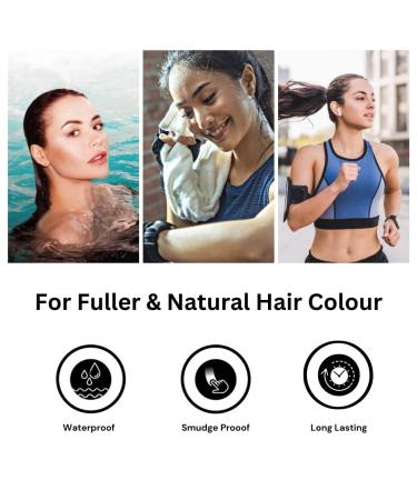 Mina ibrow Henna Hair Color Refill Pack - Dark Brown | Long-Lasting Natural Spot Coloring and Professional Tinting Powder | Water-Proof & Smudge-Proof | Ammonia-Free & Lead-Free | 100% Gray Coverage | Vegan | 120 Applications - Buy Online on GoSupps.com