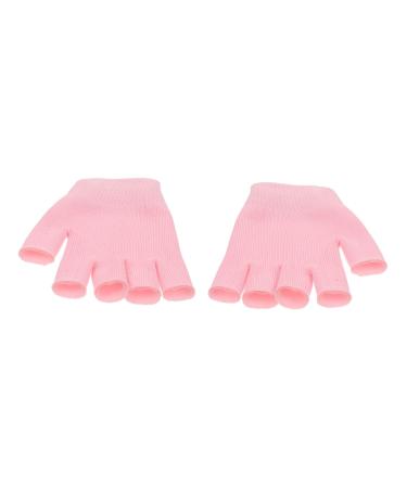 Ipetboom 1 Pair Gel Moisturizing Gloves Skin Care Gloves Mens Glives Lotion for Men Grooming Glove Womens Winter Gloves Moisturizing Gel Gloves Knitting Miss Skin Gel Pink Repair