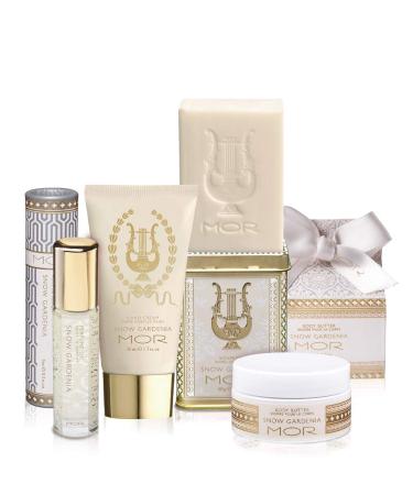 MOR Little Luxuries Snow Gardenia Body Butter 50g | Nourishing & Hydrating | International Shipping Available - Buy Online on GoSupps.com