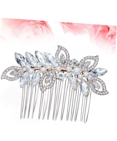 Ipetboom 1pc Bridesmaid Hair Accessories Rhinestone Headpiece Womens Hair Clips Womens Barrettes for Hair Flower Girl Hair Accessory Hair Accessories for Women Bridal Rhinestones Hair Comb - Buy Online on GoSupps.com