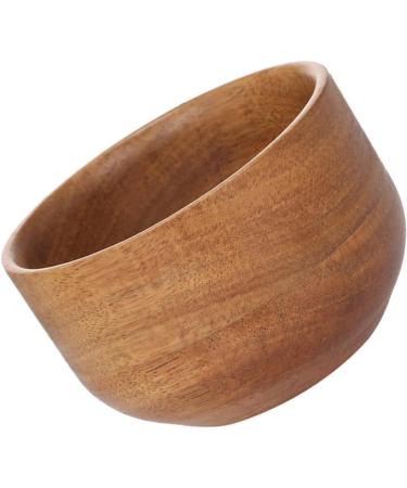 Beaupretty 3-Piece Men's Facial Cleaning Set - Shaving Soap Bowl & Foam Shell for Salon & Travel - Bamboo Light Brown 9.3x9.3x6cm - Buy Online on GoSupps.com