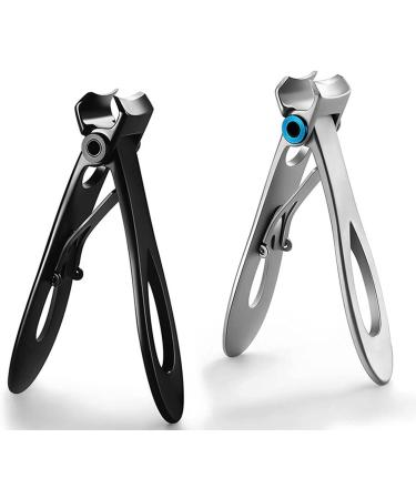 OUSIKA Nail Clippers Stainless Steel Large Mouth Nail Clipper Anti-Splash Nail Clipper Single Large Thick Toenail Scissors Nails Schwarz - Buy Online on GoSupps.com