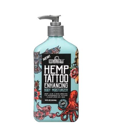 Malibu Tan Hemp Tattoo Enhancing Body Moisturizer  18 fl. Oz - Pack of 2 36 Fl Oz (Pack of 1)